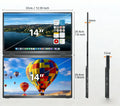 Wander Desk Stacked Dual Screen Monitor — 14" Portable Vertical Display